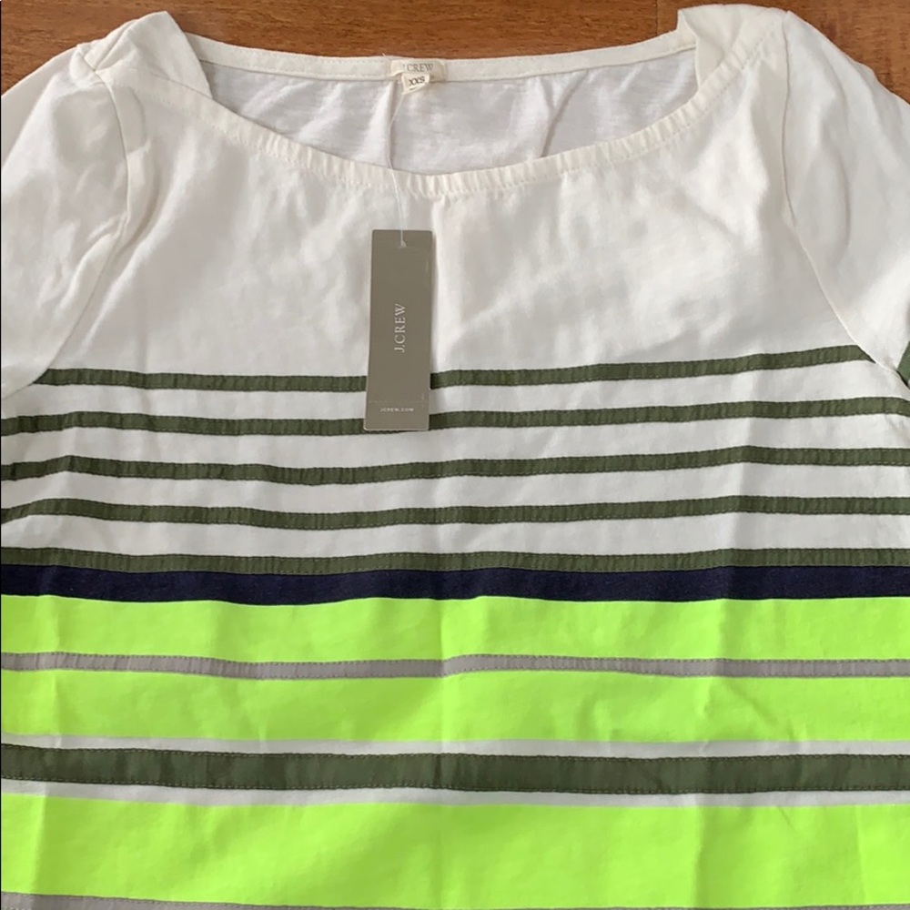 JCrew stripped long sleeve top
